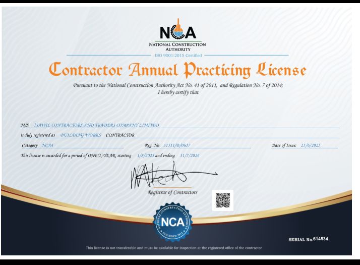 Annual Practice License